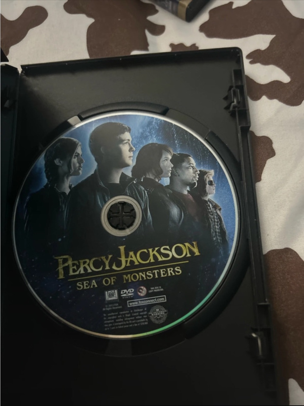 Percy Jackson: Sea of Monsters DVD - Black Disc